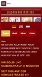 Mobile Screenshot of goldankauf-weber.de