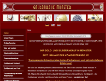 Tablet Screenshot of goldankauf-weber.de